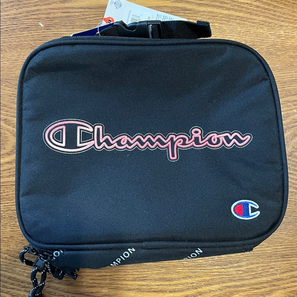 Champion Black, Grey, and Red Boy’s Lunch Bag (NWT)